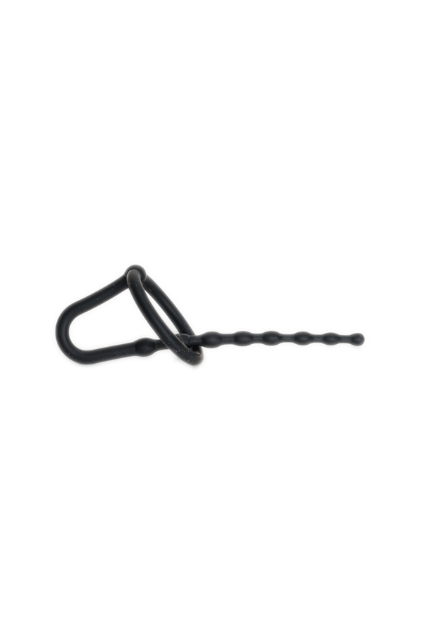 Cock - Glans Rings / Sport Fucker Silicone Dipstick Sound - Black