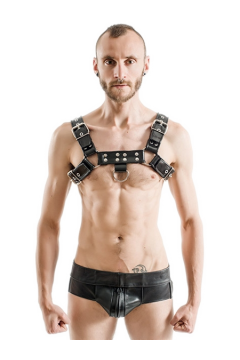 Harnesses / Mister B Rubber Chest Harness Premium