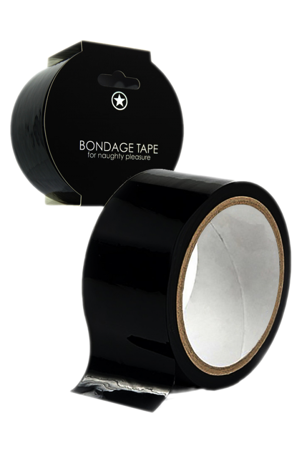 Kikötözések / SKY OUCH kötöző szalag  20m - fekete