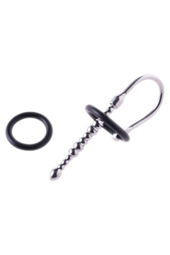 Catheters / Black Label Silicone Urethral Strectcher - Beaded