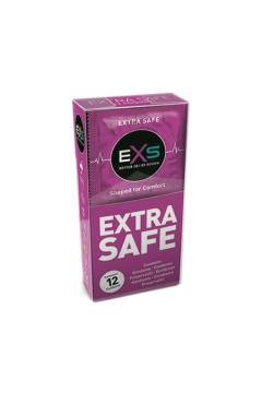 Kondomok / EXS Condoms 12 darabos Extra Safe óvszer