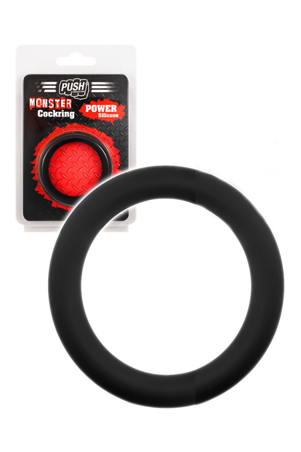 Cock - Glans Rings / Push Monster Power Silicone Cockring