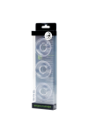 Cock - Glans Rings / Sport Fucker Chubby Rubber Cockring 3-Pack - Clear