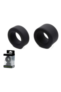 Ball Stretchers / Sport Fucker Soft Silicone Nutt Job Set - Black
