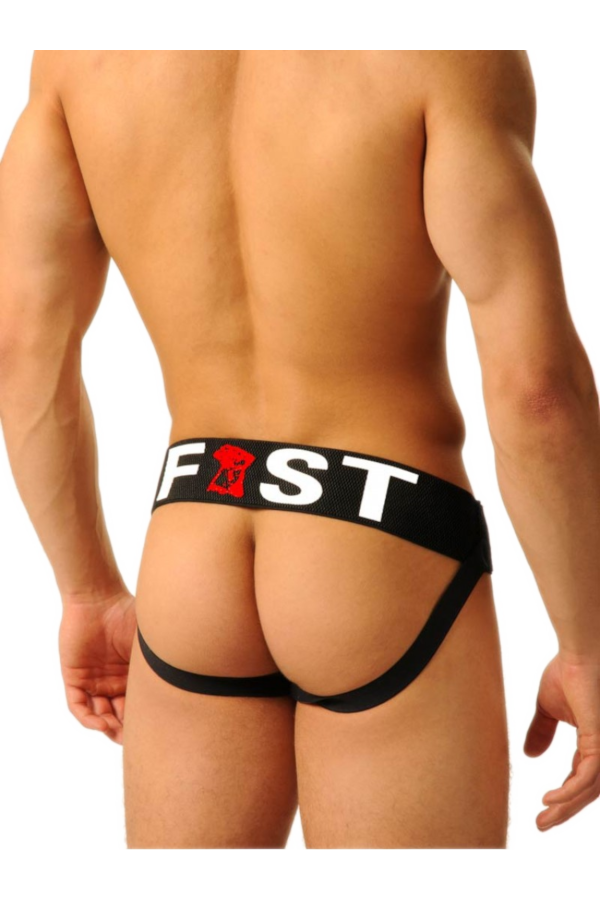 Jocks and Underwear / FIST Fist Logo Jock - Black