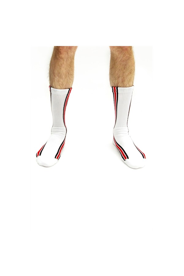 Socks / Sk8erboy Sneakerporn Socks White Red