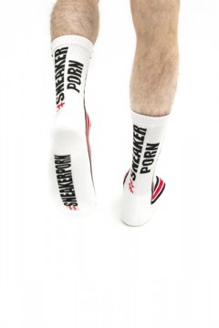 Socks / Sk8erboy Sneakerporn Socks White Red