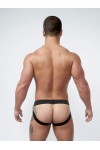 Alsók és jockstrap -ek / Mister B Neoprene Jockstrap fekete fehér
