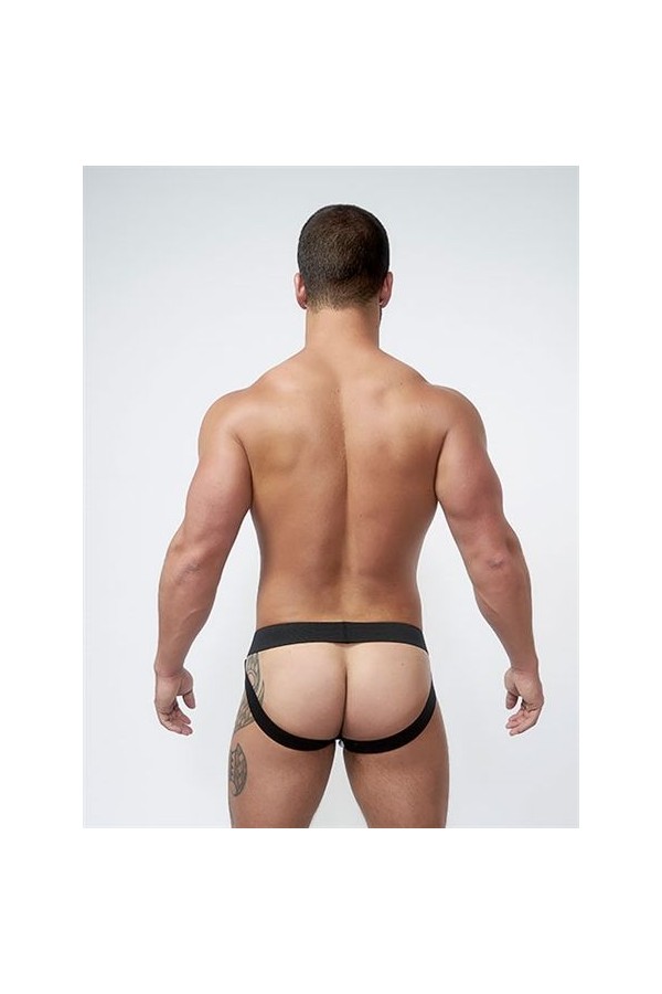 Jocks and Underwear / Mister B Neoprene Jockstrap - Black White