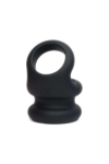Ball Stretchers / Sport Fucker Liquid Silicone Switch Hitter - Black