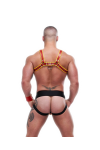 Jocks and Underwear / Mister B Leather Circuit Jockstrap - Red Yellow