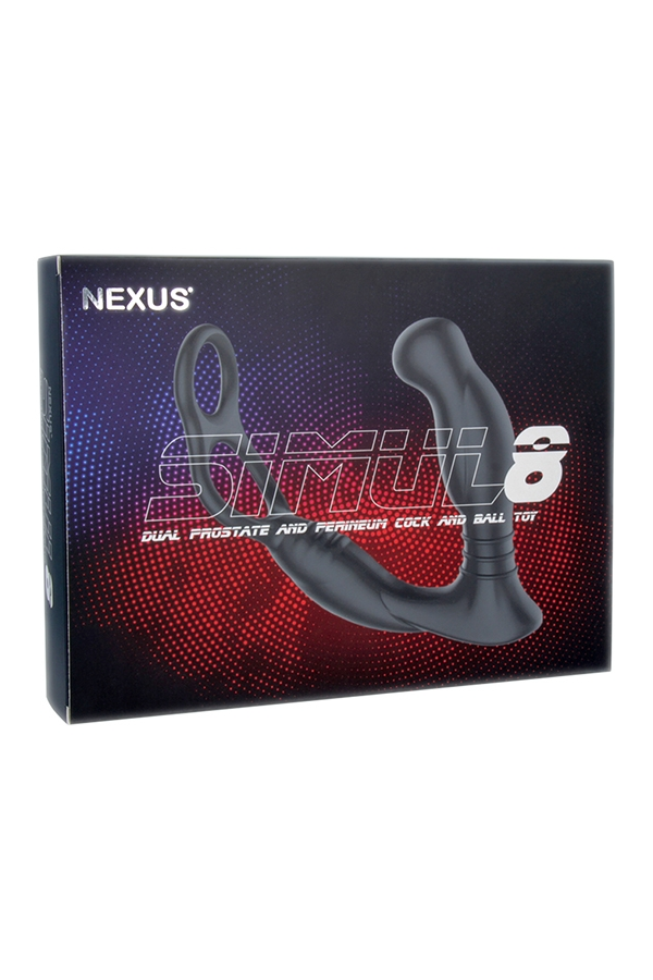 Male G-spot massage / Nexus SIMUL8 - Vibrating Dual Motor Anal Cock and Ball Toy