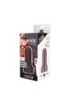 Blowjob Toys / All Black Chub igazi bőr érzésű maszturbátor