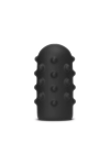 Blowjob Toys / All Black Real Skin Touch Masturbator - Bumpy