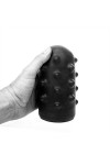 Maszturbátorok / All Black Bumpy igazi bőr érzésű maszturbátor