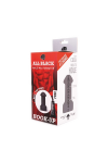 Maszturbátorok / All Black Hook-Up igazi bőr érzésű maszturbátor