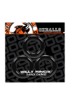 Farok-makk gyűrűk / Oxballs WILLY szilikon gyűrűk 3 darabos