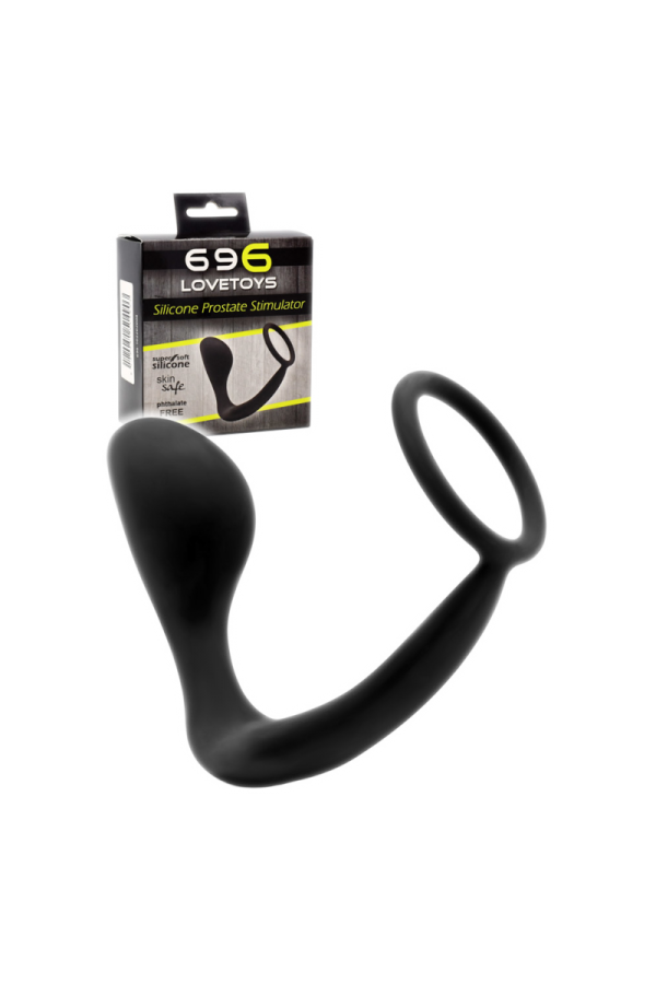 Home, Male G-spot massage / Dusedo Silicone Prostata Stimulator with Cockring