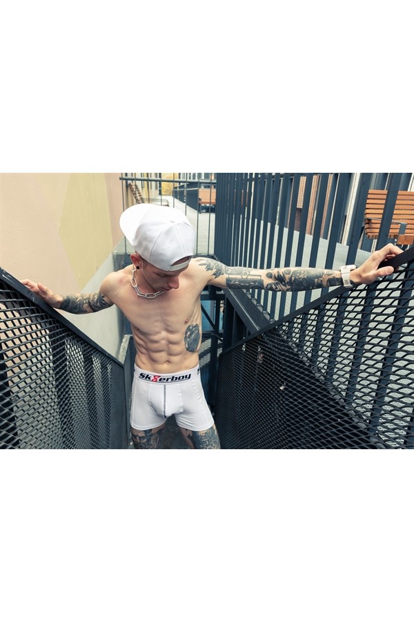 Alsók és jockstrap -ek / Sk8erboy Deszkás boxeralsó - fehér
