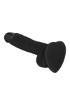 Dildók / Strap On Me Puha valóságű felcsatolható dildó - fekete