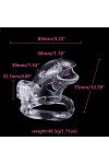 Chastity / Brutus Shark Cage - Chastity Cage - Clear