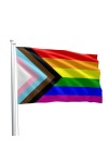 Flags / Mister B Progress Pride Flag 90cm x 150cm