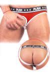 Jocks and Underwear / Push Premium Mesh Cockfoster - red/white