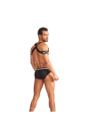 Harnesses / Mister B URBAN Club harness X-back Striped Grey
