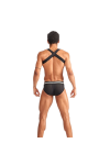 Harnesses / Mister B URBAN Club harness X-back Striped Grey