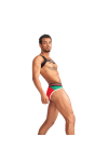 Harnesses / Mister B URBAN Club harness X-back Striped Red
