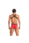 Harnesses / Mister B URBAN Club harness X-back Striped Red