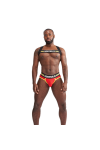 Harnesses / Mister B URBAN Club Harness X-back Striped Yellow