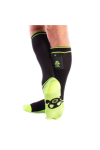 Socks / Brutus GAS MASK Party Socks w. Pockets Black / Neon Yellow
