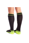 Socks / Brutus GAS MASK Party Socks w. Pockets Black / Neon Yellow