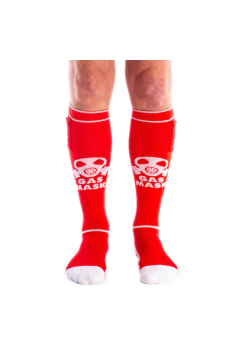Home, Socks / Brutus GAS MASK Party Socks w. Pockets Red / White
