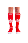 Home, Socks / Brutus GAS MASK Party Socks w. Pockets Red / White