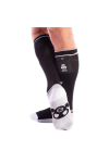 Socks / Brutus GAS MASK Party Socks w. Pockets Black / White