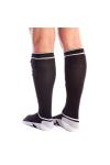 Socks / Brutus GAS MASK Party Socks w. Pockets Black / White