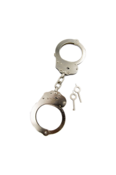 Wrist Restraints / Mister B Cuff Double Lock, Chain, Steel