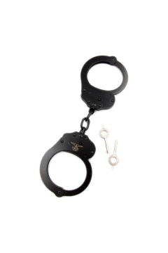 Wrist Restraints / Mister B Double Lock, Chain, Black