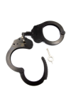 Wrist Restraints / Mister B Dupla zárású bilincs, szemes - fekete