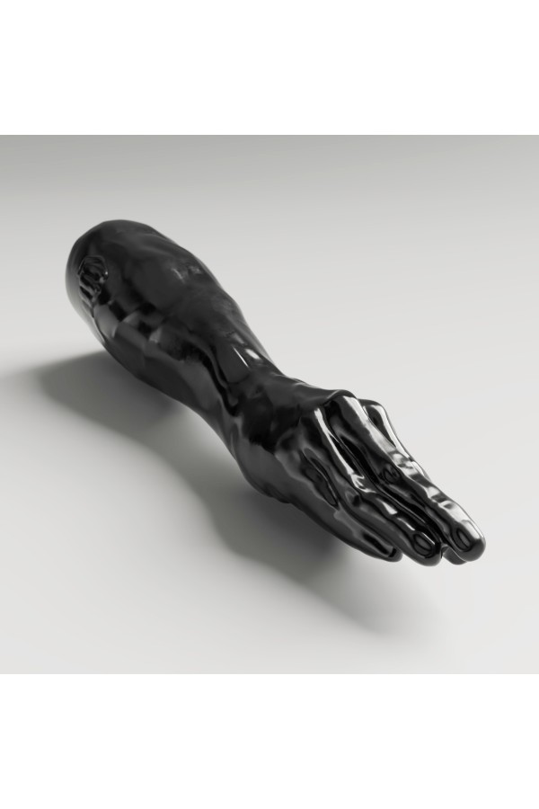Fist dildos / All Black Backstroke Dildo