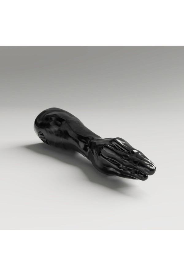 Fist dildos / All Black Breaststroke Dildo