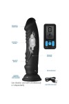 Fenék játék / Zeus E-Stim Pro szilikon vibráló dildó távirányítóval