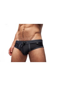 Fürdőnadrágok / Mister B URBAN Maspalomas úszónadrág fekete szürke