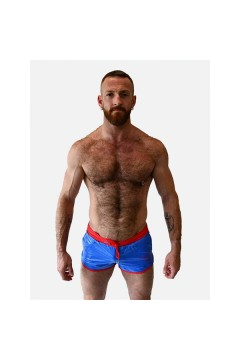 Shorts / Mister B URBAN Valencia Shorts Blue Red
